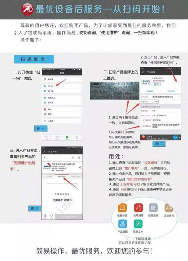 西安泰富西瑪電機(jī)2018年1月1日起全面啟用產(chǎn)品防偽碼系統(tǒng)。